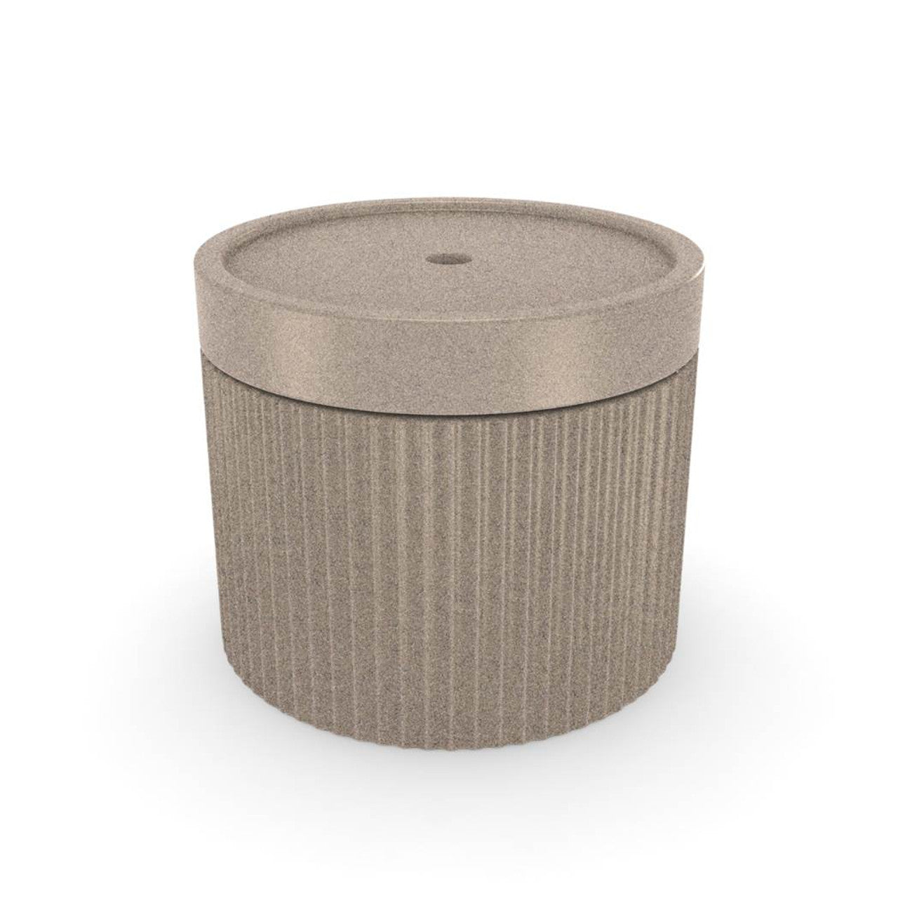 Tenjam Ripple Wide Side Table with Umbrella hole for 10" of water